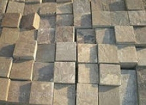 пиленная брусчатка из песчаника природного  #1645100