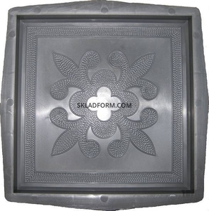 Формы для тротуарной плитки квадрат Декор #1644851