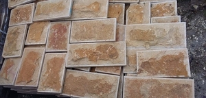 фасадно стеновой паркет из песчаника со сколом                         #1645089