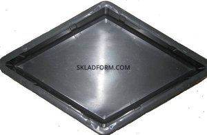 Формы для тротуарной плитки Ромб гладкий #1644880