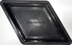 Формы для тротуарной плитки Ромб узорный #1644878