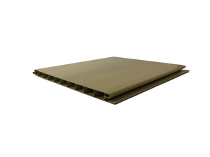 Вагонка пластикова дуб,  горіх,  сіра 16см. #1648794