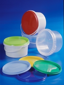 Ведро пищевое 600 мл с крышкой #1302803