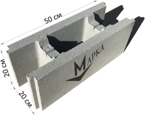 Бетонный Блок Несъемной Опалубки 500х200х200 мм #1650524