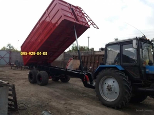 Полуприцеп тракторный самосвальный переоборудованный 1ПТС-9 #1651412