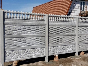 Заборы  бетонные наборные декоративные(еврозаборы) #1598594