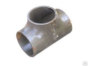 Тройник стальной бесшовный,  нержавеющий,  цельнотянутый #1649865