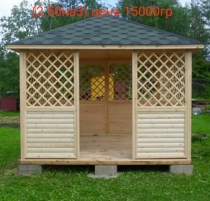 Беседки из дерева сосна #1654324