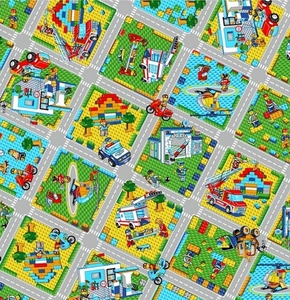 Ковролин в детскую Конструктор. Детский ковролин #1652928