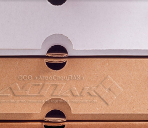 Купить коробки для под пиццы бурые белые целлюлозные #1655977