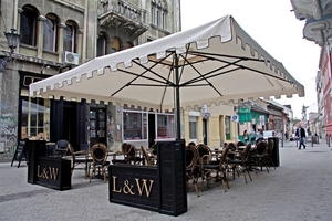 Зонт гигант от фирмы Scolaro (Италия),  модель называется - Capri. #1654819