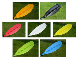 Весло для байдарок каяков двухсекционное асиметричное #1654616