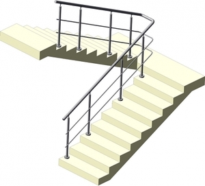 Перила,  поручни,  ограждения из нержавеющей стали. Работаем по всей Украине #1657619