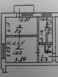 Цена снижена!   1 комнатная  квартира на П.Поле #1657997