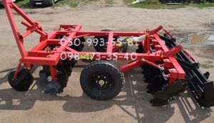 ПРИЦЕПНАЯ Борона БДП-2, 5 (колеса расположенные в середине) усиленная #1658248