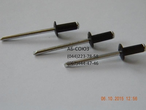 Вытяжные заклепки RAL 8019 графитово-коричневые размер 4*10 #1658759