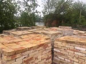 Царский облицовочный кирпич 1800-1900г #1659929