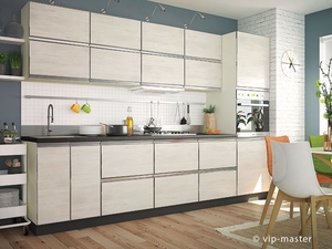 Кухни модульные фабричные по лучшей цене - фасад крашеный,  пленочный,  ламинир. #1660316
