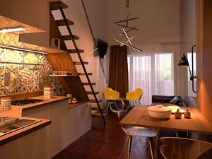 Продам 1-но комн. двухъярусную квартиру. Конный рынок,  метро. #1663956