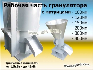 Недорого рабочая часть гранулятора с плоской матрицей #1663256