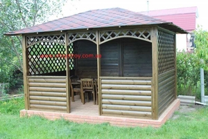 Деревянные беседки,  садовые альтанки #1665278