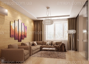 Ремонт спальни недорого Харьков. Укладка ламината Харьков. Поклейка обоев Харько #1666257