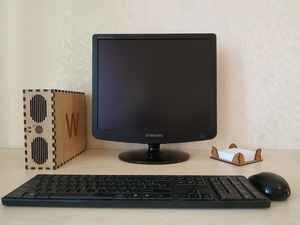Корпус компьютера mini-ITX из дерева. WoodMark #1665263
