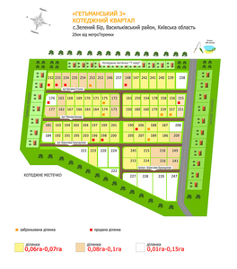 Продаю участок в Коттеджном квартале Гетьманский-3 #1671012