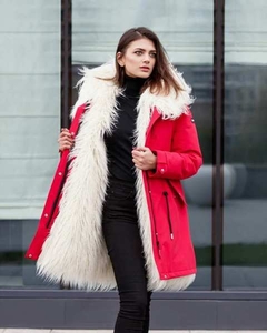 Парка молодежная зимняя. Пальто зима. Куртка женская. #1669031