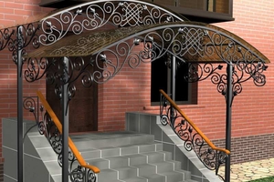 Металлические и кованые ворота. Навесы,  решетки,  заборы,  двери #1669985