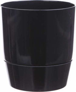 Вазон Florabest с подставкой 13 см Черный  #1670392