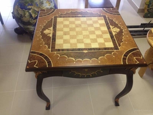 Стол шахматный в стиле Буль. #1671024