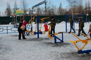 Уличные тренажеры. #1670401