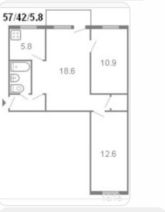 Срочная продажа 3-к #1671830