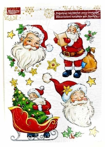 M19-220012,  Новогодние наклейки на окно,  универсальное,  разноцветный-белый #1671840