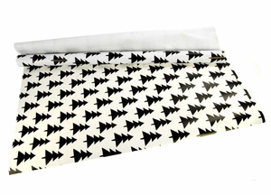 Упаковочная бумага (0, 7*5 м),   белый-черный #1671837