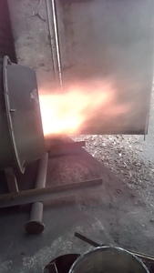 Теплогенерирующая установка для работы на пылеугольном топливе. #1671665