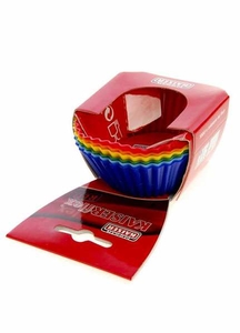 M12-990001,  Форма для кекса силиконовая 6 шт.  Разноцветный #1673267