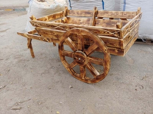 Декоративний віз. Декоративная телега. Деревянные колеса  #1592132