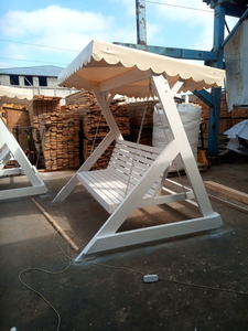 Качель садовая. Дачная качель из дерева. Гойдалка. Гойдалка садова. #1674323