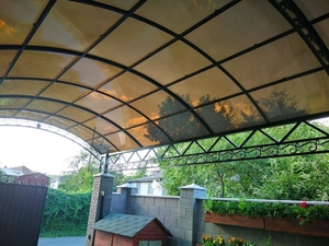 Навіси з полікарбонату і металопрофіля #1607435