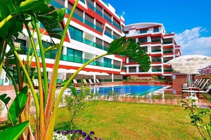 Апартаменты класса люкс с 2 спальнями в 650м от моря в Анталии, Турция #1676807