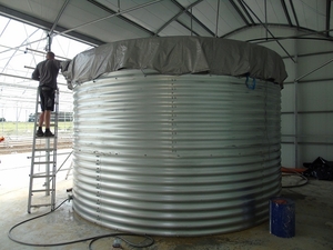 Вертикальний сталевий резервуар РВС 2000 м3 #1676240