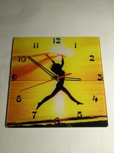 Часы настенные,  стеклянные #1677713