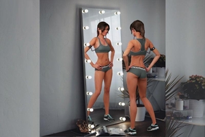 Зеркала с LED подсветкой,  в раме с лампами #1678674