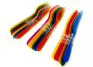 R3-110122,  Столовые приборы для пикника набор,  разноцветный-разноцветный #1680719