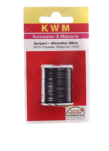 RLA-220144_01,  Нить швейная (100/3*200м),  ,  черный #1680345