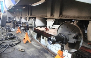 Реставрация посадочных мест под подшип для полуприцепа по запчастям #1680897