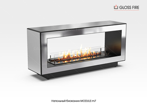 Підлоговий біокамін Module 1200-m7 Gloss Fire #1681496