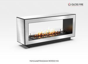 Підлоговий біокамін Module 1200-m6 Gloss Fire  #1681491